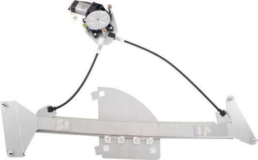 Front, Passenger Side Power Window Regulator, With Motor