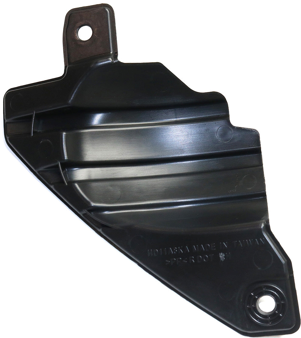 Rear, Driver Side Bumper Trim, Black