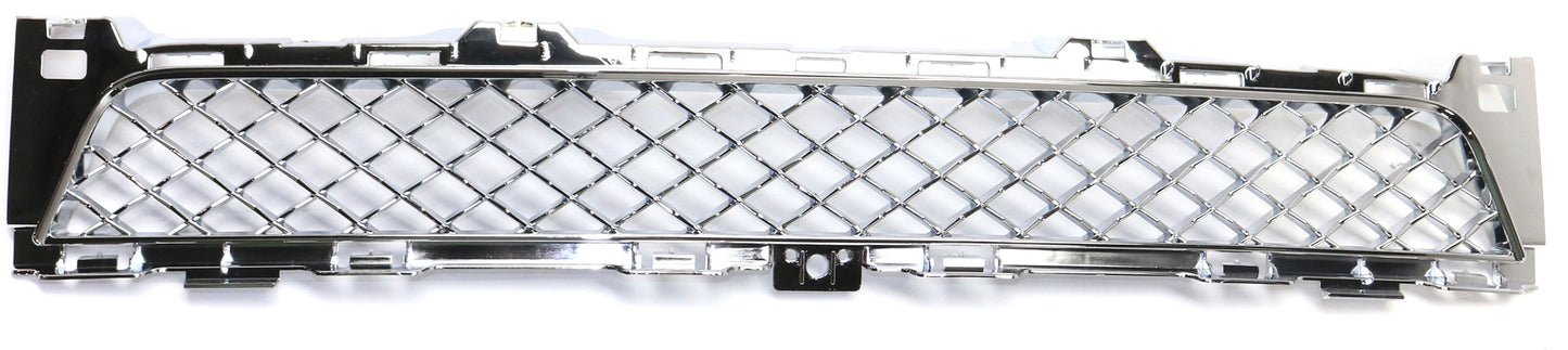 Front, Center Bumper Grille, Chrome