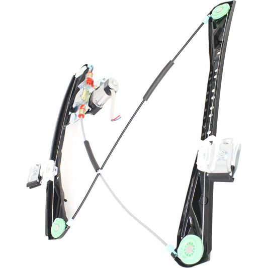 Front, Passenger Side Power Window Regulator, With Motor