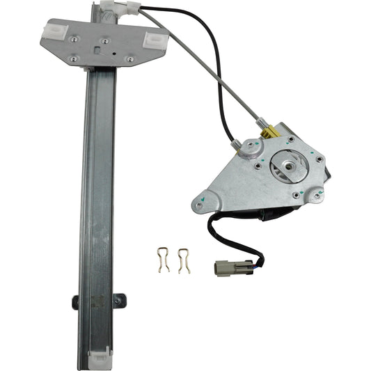Front, Passenger Side Window Regulator, Power, Ball Stud Style