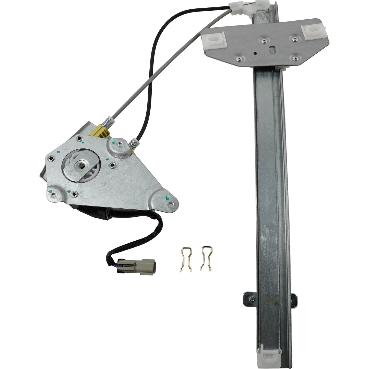 Front, Driver Side Window Regulator, Power, Ball Stud Style
