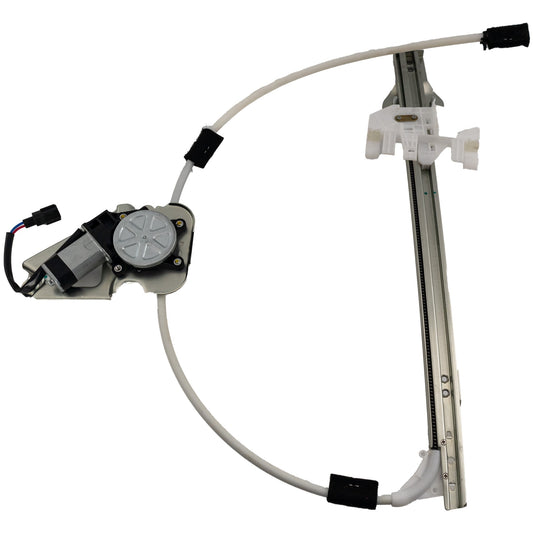 Front, Passenger Side Power Window Regulator, With Motor