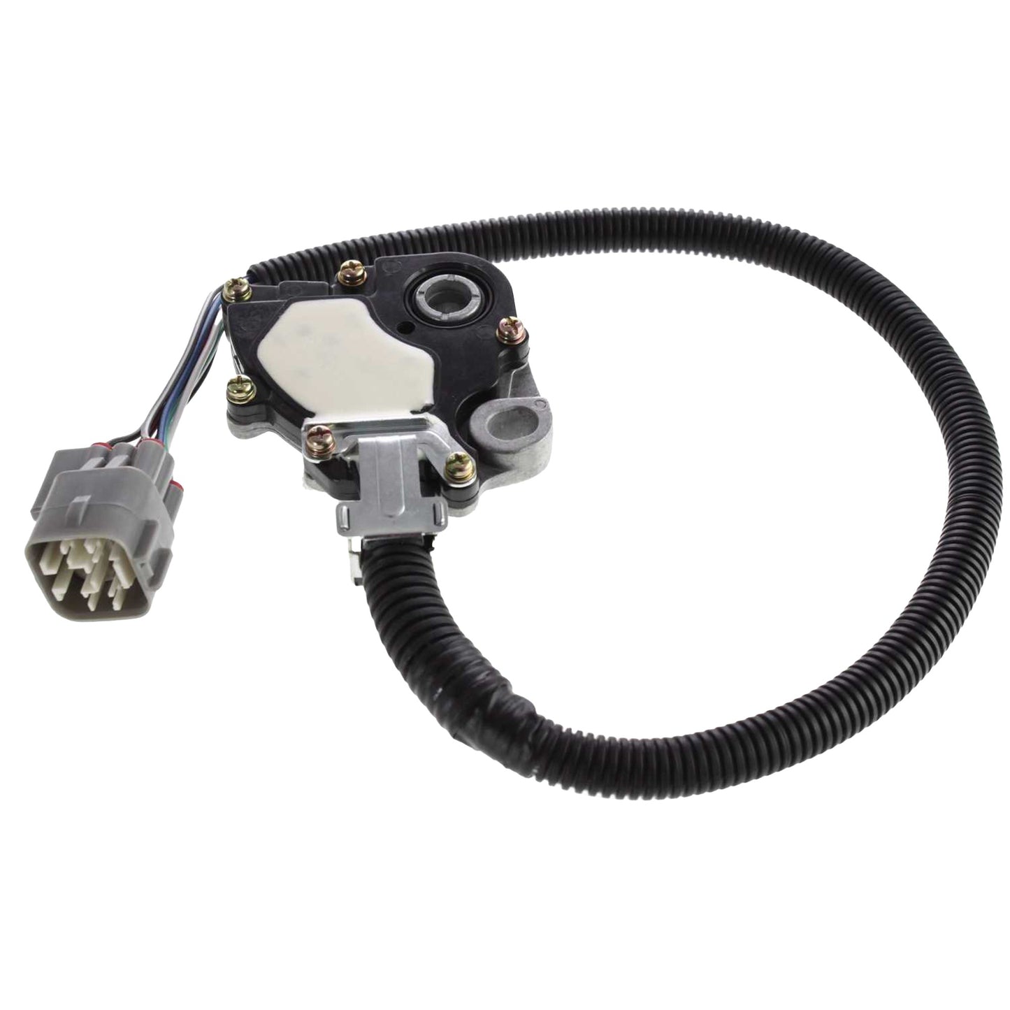 Neutral Safety Switch, Blade Type, 7-Prong Male Terminal, 4-Speed, Automatic Transmission