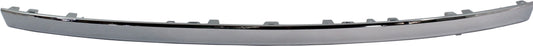 Rear, Driver or Passenger Side Bumper Trim, Chrome, Without Parking Aid Sensor Holes