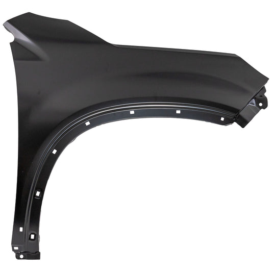 Front, Passenger Side Fender, with Side Garnish Hole, without Turn Signal Light Hole