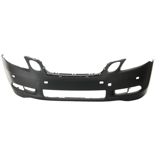 Front Primed Bumper Cover, With Fog Light Holes, With Parking Aid Sensor Holes, With Headlight Washer Holes, CAPA CERTIFIED