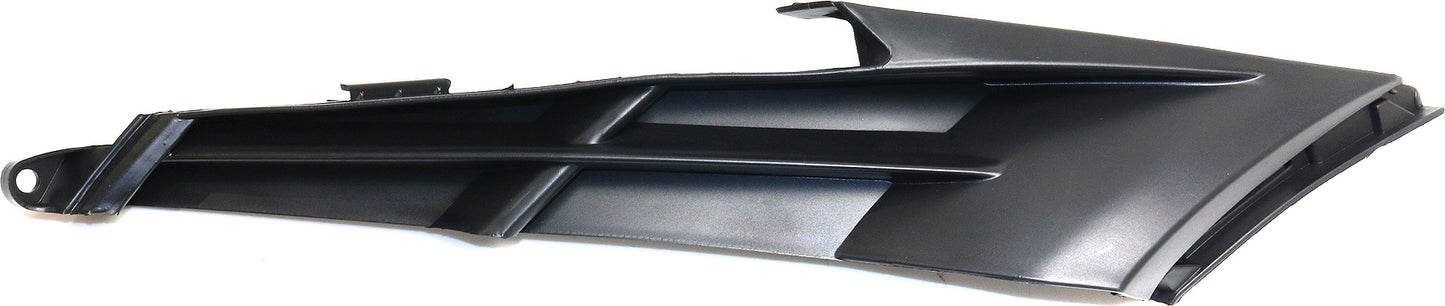 Front, Driver Side Bumper Trim, Primed, Hole Cover, Base Model