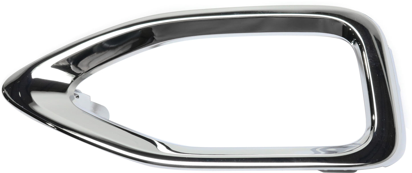 Front, Passenger Side Fog Light Trim, Chrome, Base Model