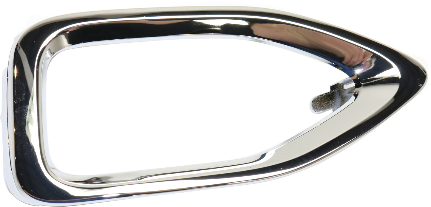 Front, Driver Side Fog Light Trim, Chrome, Base Model