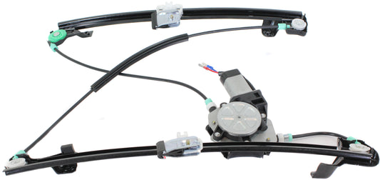 Front, Driver Side Power Window Regulator, With Motor