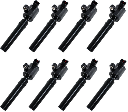 Ignition Coil, 2-Prong Blade with 8 Ignition Coil on Plugs