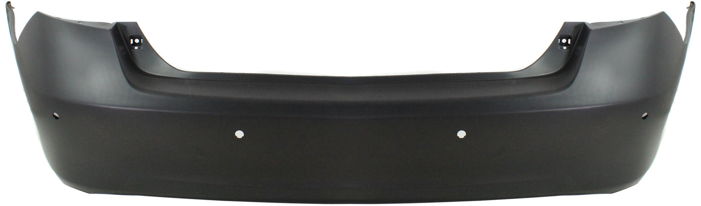 Накладка на задний бампер, грунтованная, базовая модель, 6-цилиндровый двигатель 3,5 л, с отверстиями для датчиков парковки