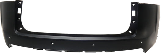 Rear, Upper Primed Bumper Cover, With Parking Aid Sensor Holes, CAPA CERTIFIED