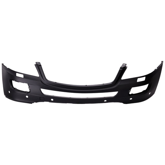 Передний грунтованный бампер с отверстиями для парктроника и омывателя фар, для моделей без спортивного пакета