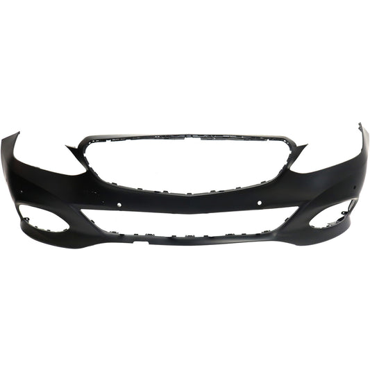 Накладка на передний бампер, грунтованная, модель 4Matic, универсал, с отверстиями для датчиков парковки и хромированной вставкой, для моделей без пакета отделки AMG