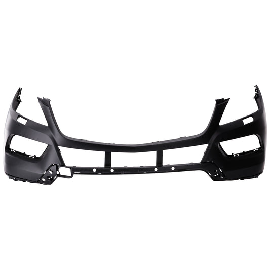 Накладка на передний бампер, грунтованная, без отверстий для датчиков парковки, с отверстиями для омывателей фар, для моделей без пакета отделки AMG