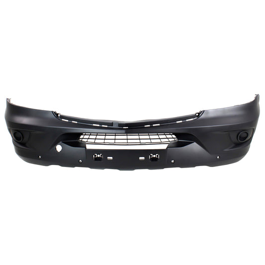 Front Textured Bumper Cover, With Parking Aid Sensor Holes, Without Collision Warning, Headlight Washer and Fog Light Holes, CAPA CERTIFIED