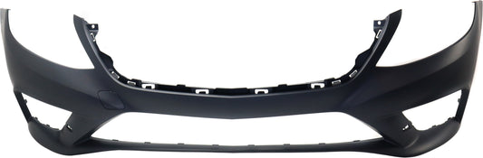 Front Primed Bumper Cover, Sedan, For Models With Sport Package, Without Parking Aid Sensor Holes