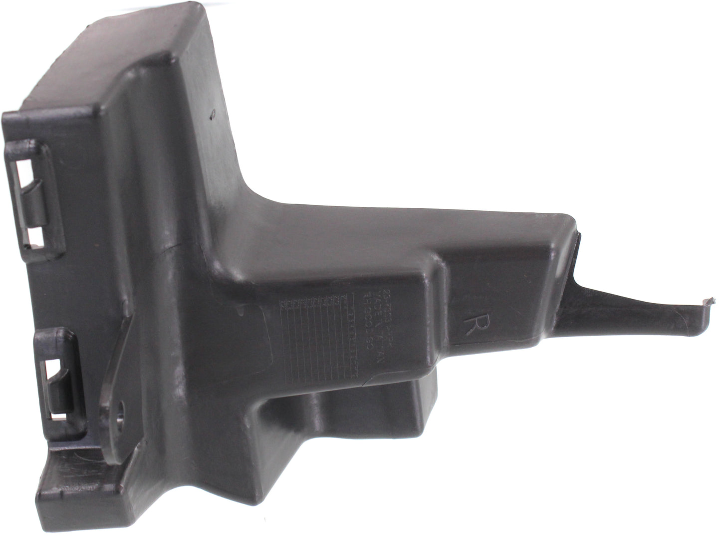 Front, Passenger Side, Lower Bumper Bracket, Reinforcement