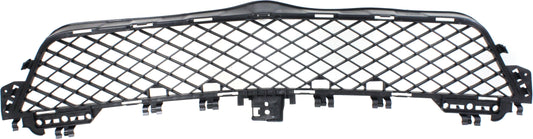 Front, Center Bumper Grille, Black