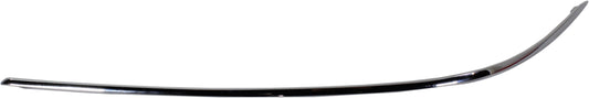Front, Driver Side, Outer Bumper Trim, Chrome, Side Bumper Molding
