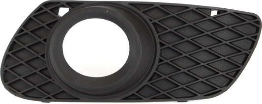 Front, Driver Side Fog Light Trim, Textured Black