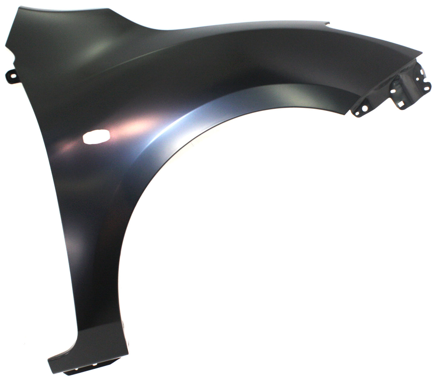 Front, Passenger Side Fender, With Turn Signal Light Hole, Hatchback (With Stone Guard Provision)/Sedan