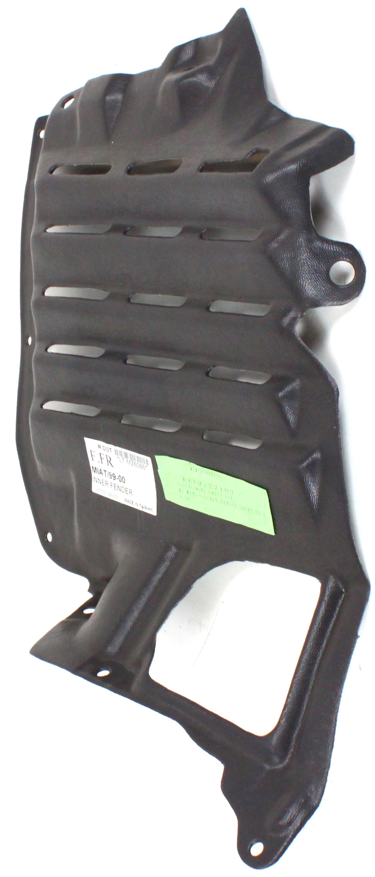 Front, Passenger Side, Front Section Fender Liner, 4 Cyl., 1.8L Engine