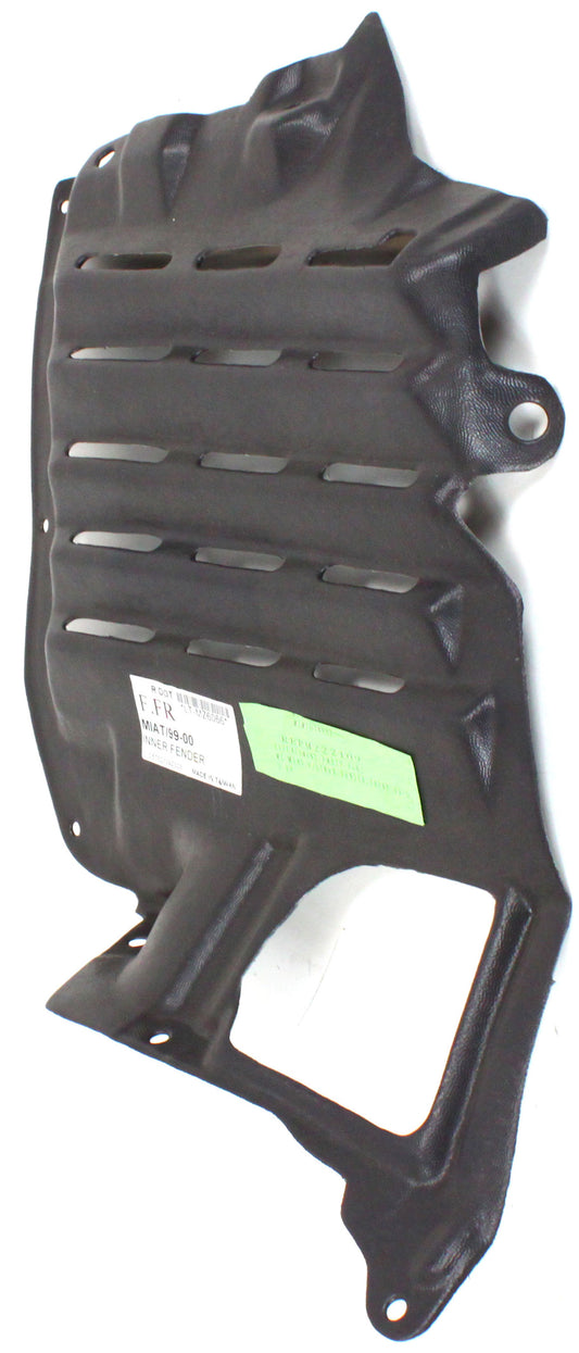 Front, Passenger Side, Front Section Fender Liner, 4 Cyl., 1.8L Engine