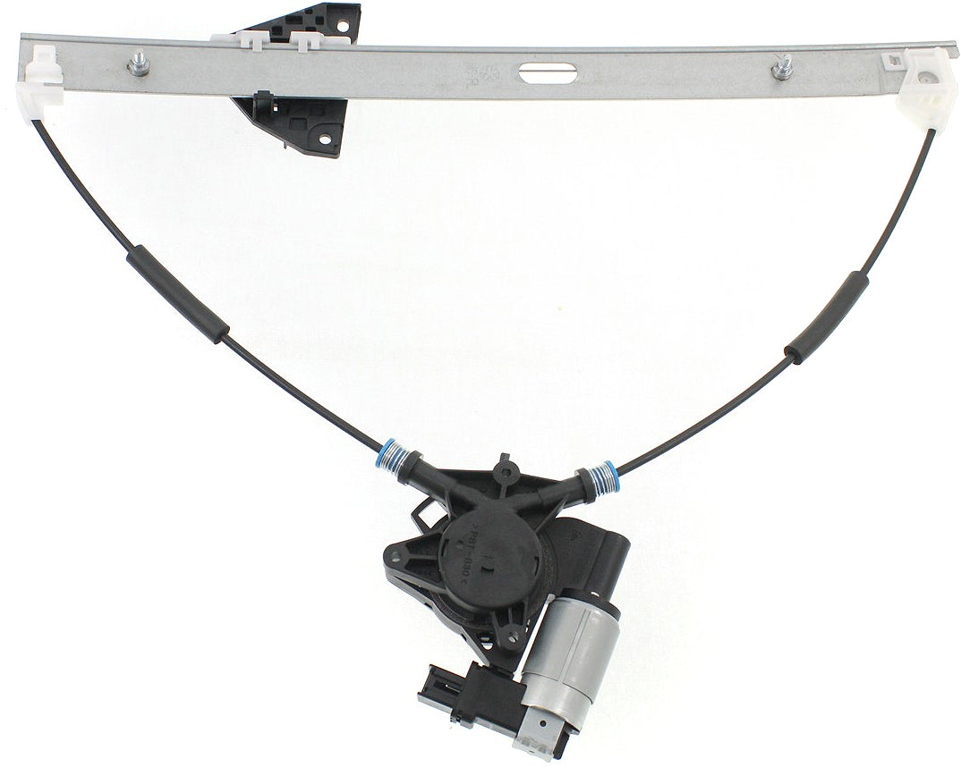 Front, Driver Side Window Regulator, Power, With 2-Prong Connector