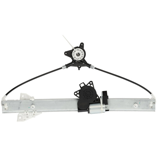 Front, Driver Side Window Regulator, Power, With 6-Prong Connector