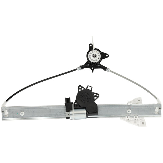 Front, Passenger Side Window Regulator, Power, With 2-Prong Connector