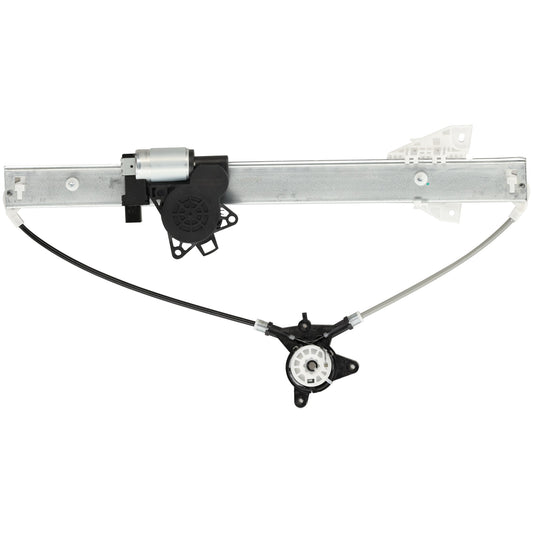 Front, Driver Side Window Regulator, Power, With 6-Prong Connector