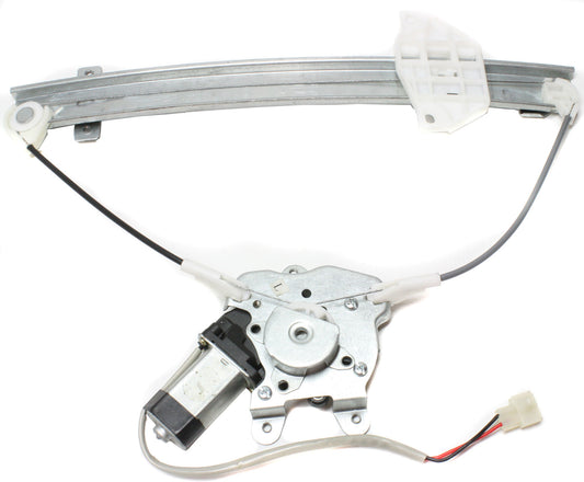Sedan Rear, Driver Side Power Window Regulator, With Motor