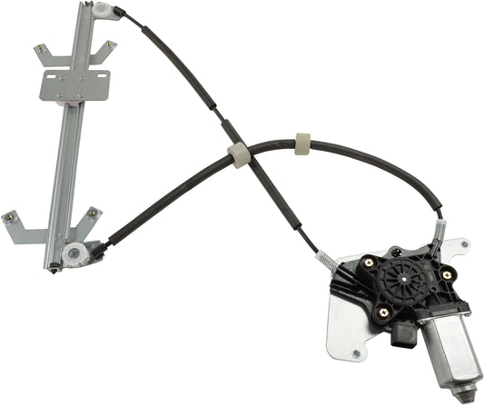 Rear, Passenger Side Window Regulator, Power, With 6-Prong Connector, Base Model