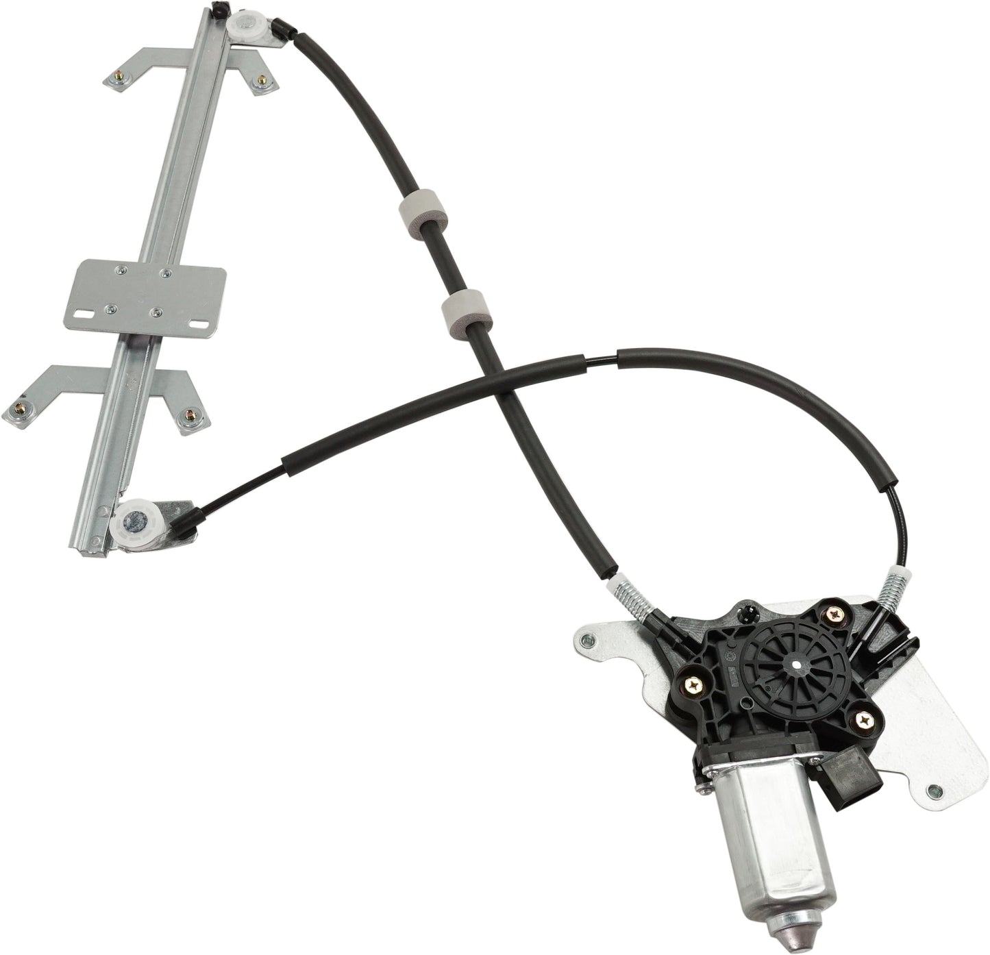 Rear, Driver Side Window Regulator, Power, With 6-Prong Connector, Base Model