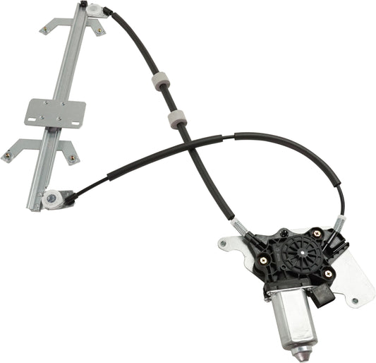 Rear, Driver Side Window Regulator, Power, With 6-Prong Connector, Base Model