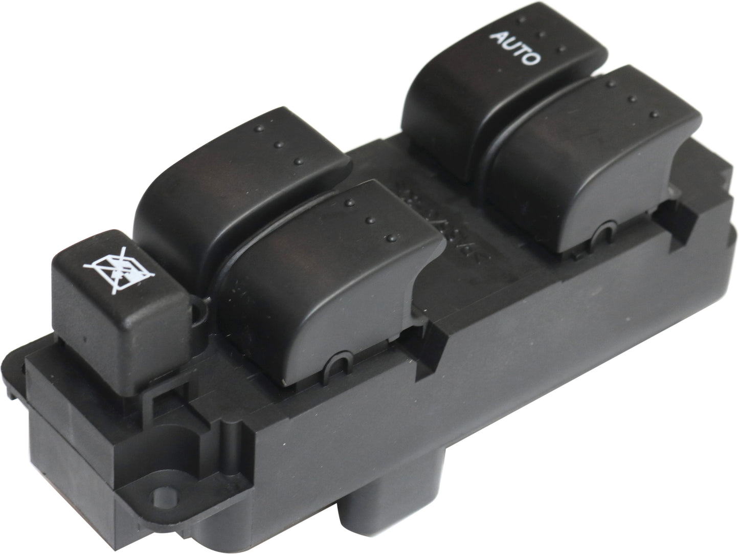 Front, Driver Side Window Switch, Black, 5-Button