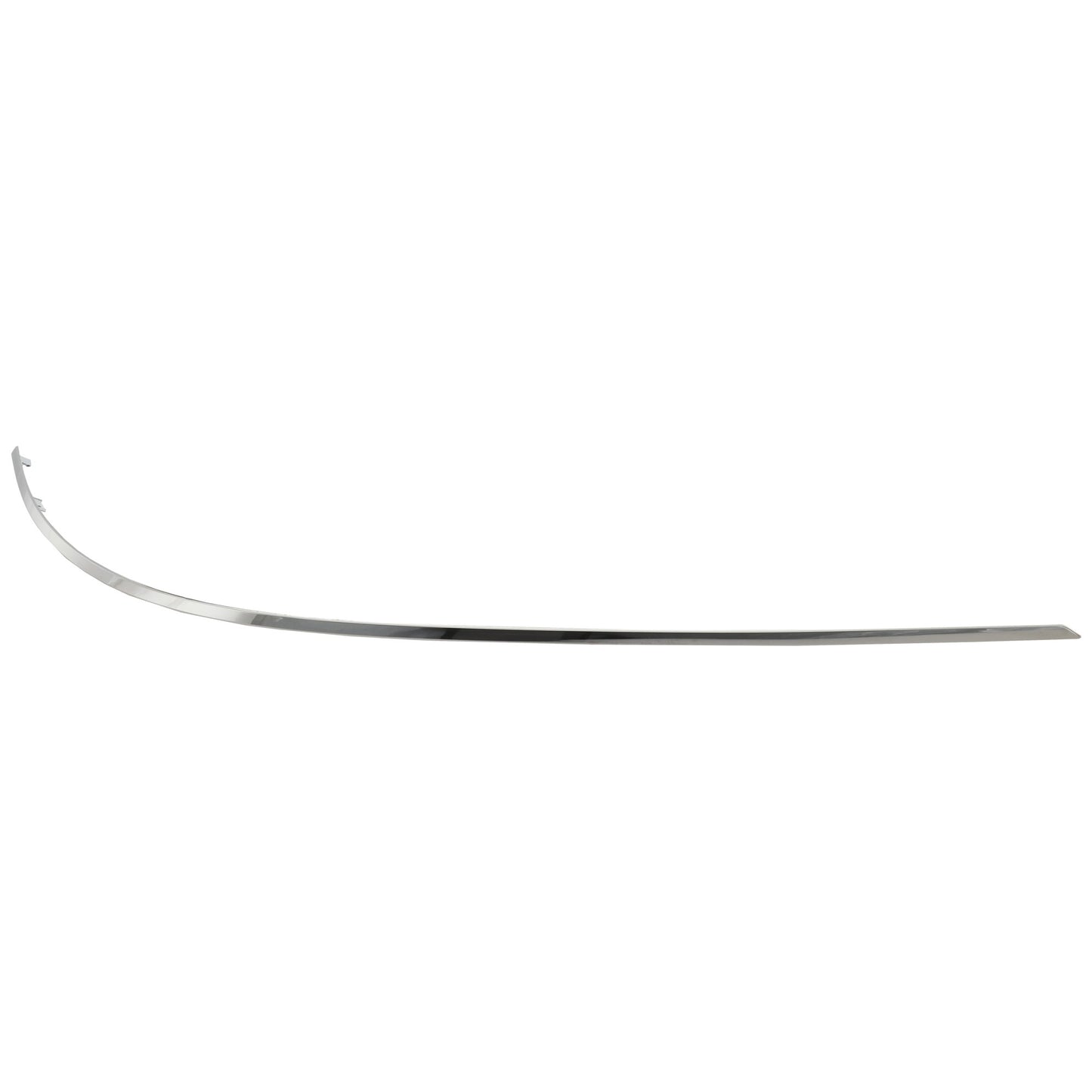 Rear, Passenger Side, Outer Bumper Trim, Chrome, Side Impact Strip
