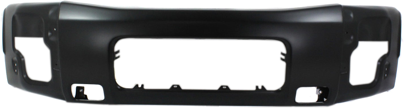 Front Bumper, Painted Black, Without Mounting Brackets