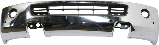 Front Bumper, Chrome, Without Mounting Brackets, SL Model