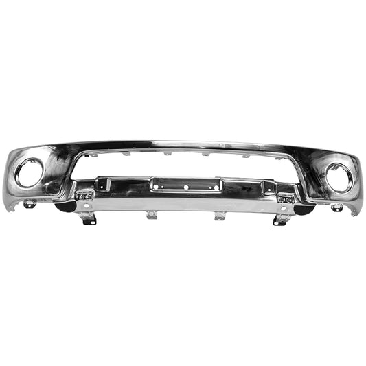 Front, Lower Bumper, Chrome, With Mounting Brackets, CAPA CERTIFIED