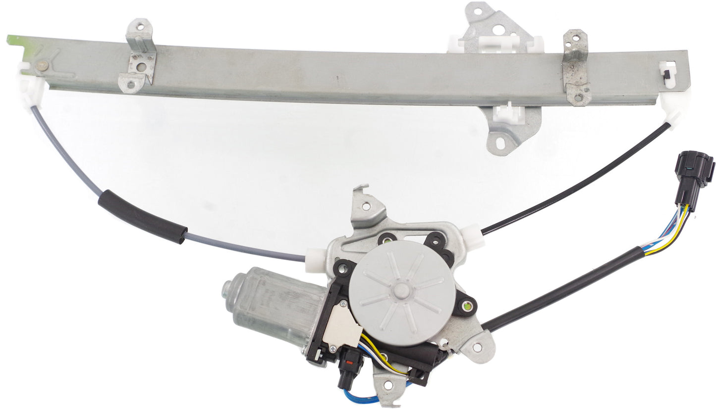 Front, Passenger Side Power Window Regulator, With Motor, 6-Pin Plug