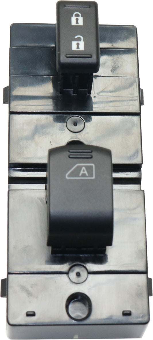 Front, Passenger Side Window Switch, Black