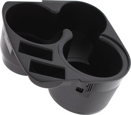 Передний подстаканник, пластик, черный