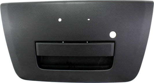 Tailgate Handle, Textured Black Plastic Without Camera Hole With Key Hole