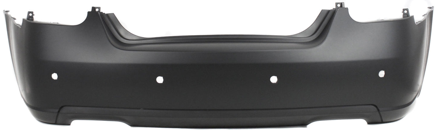 Rear Primed Bumper Cover, 6 Cyl., 3.5L Engine, With Parking Aid Sensor Holes