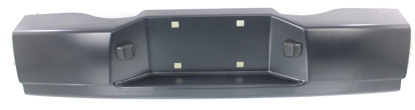 Rear Bumper, Painted Gray, Without Mounting Brackets
