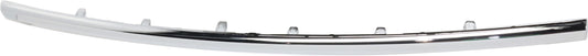 Rear, Center Bumper Trim, Chrome